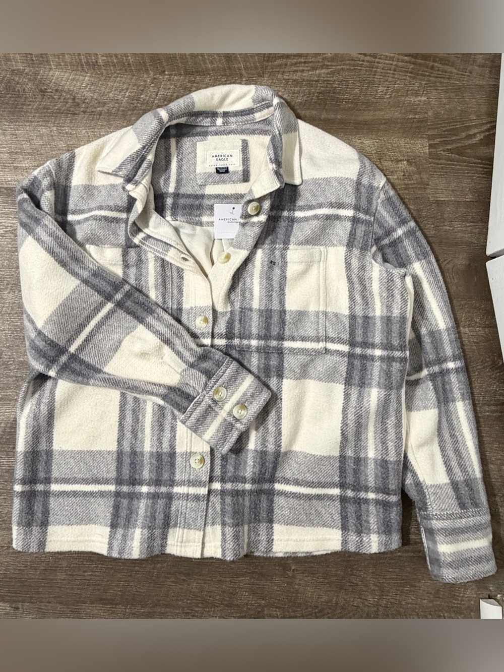 American Eagle flannel shirt shacket